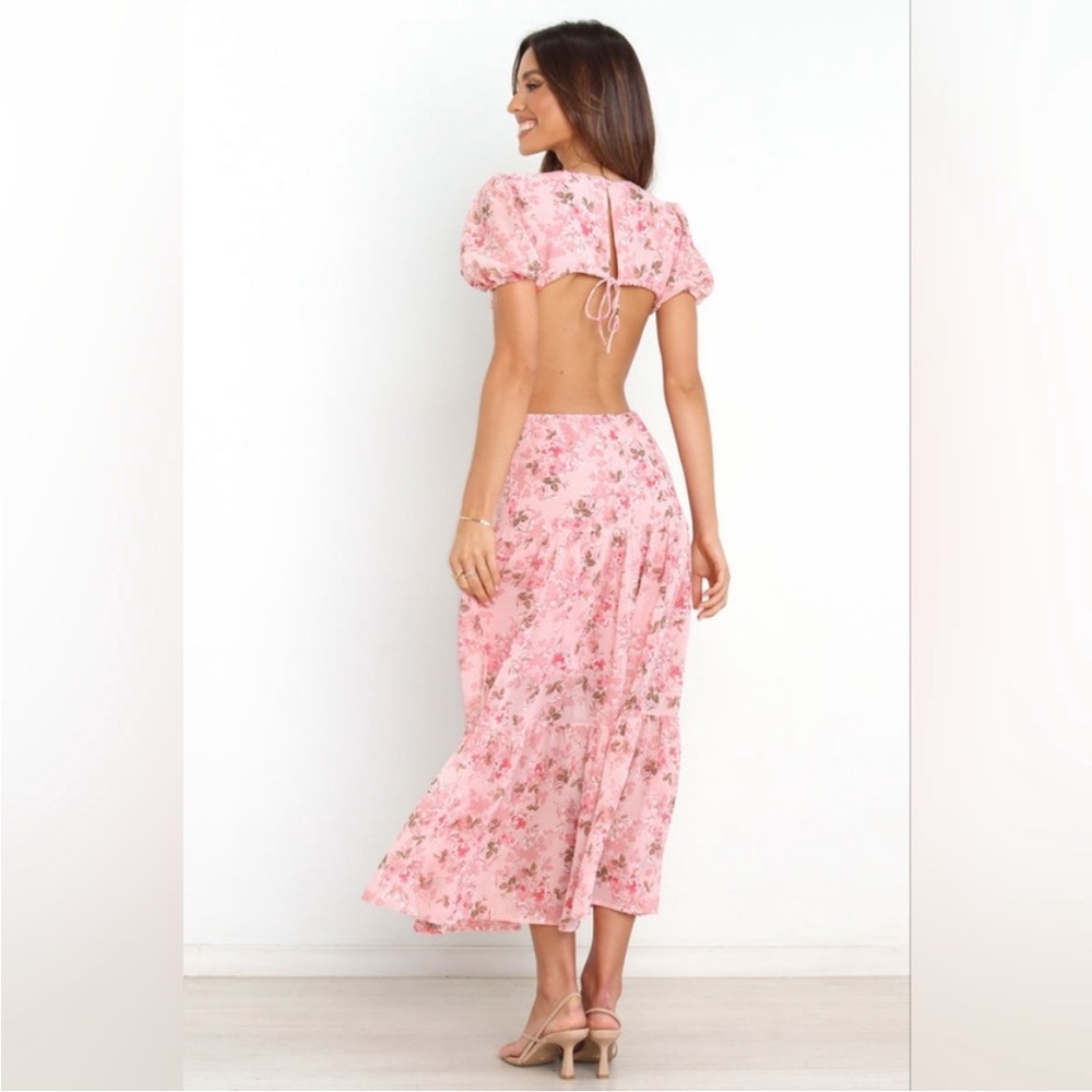 Petal & Pup Floral Pink Maxi Dress - Picture 5 of 7